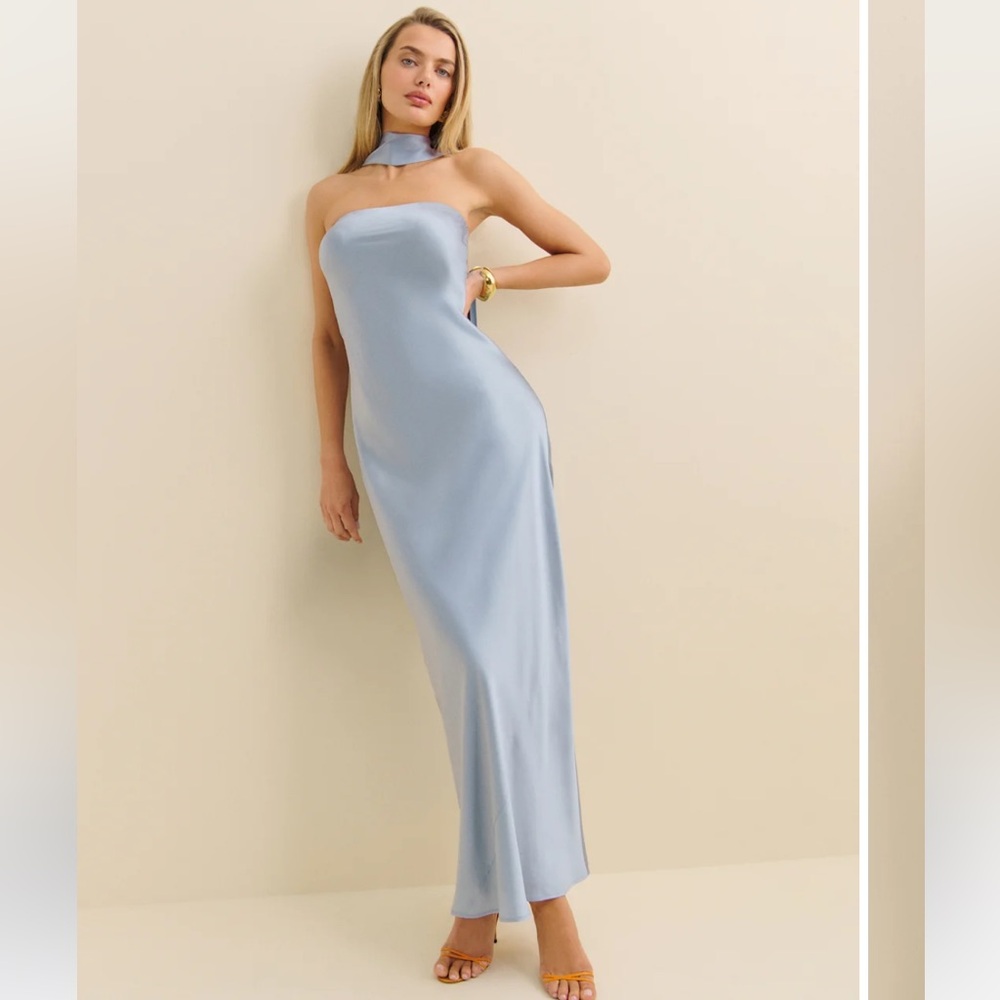 NWT Reformation Oren Silk Dress